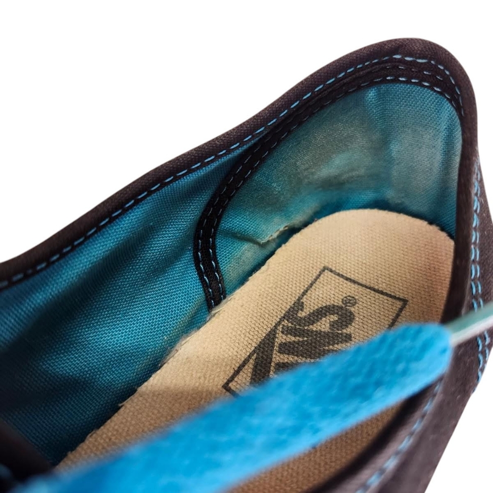 Vans Low Black & Blue Shoes (M7.5, W9) - Picture 6 of 9